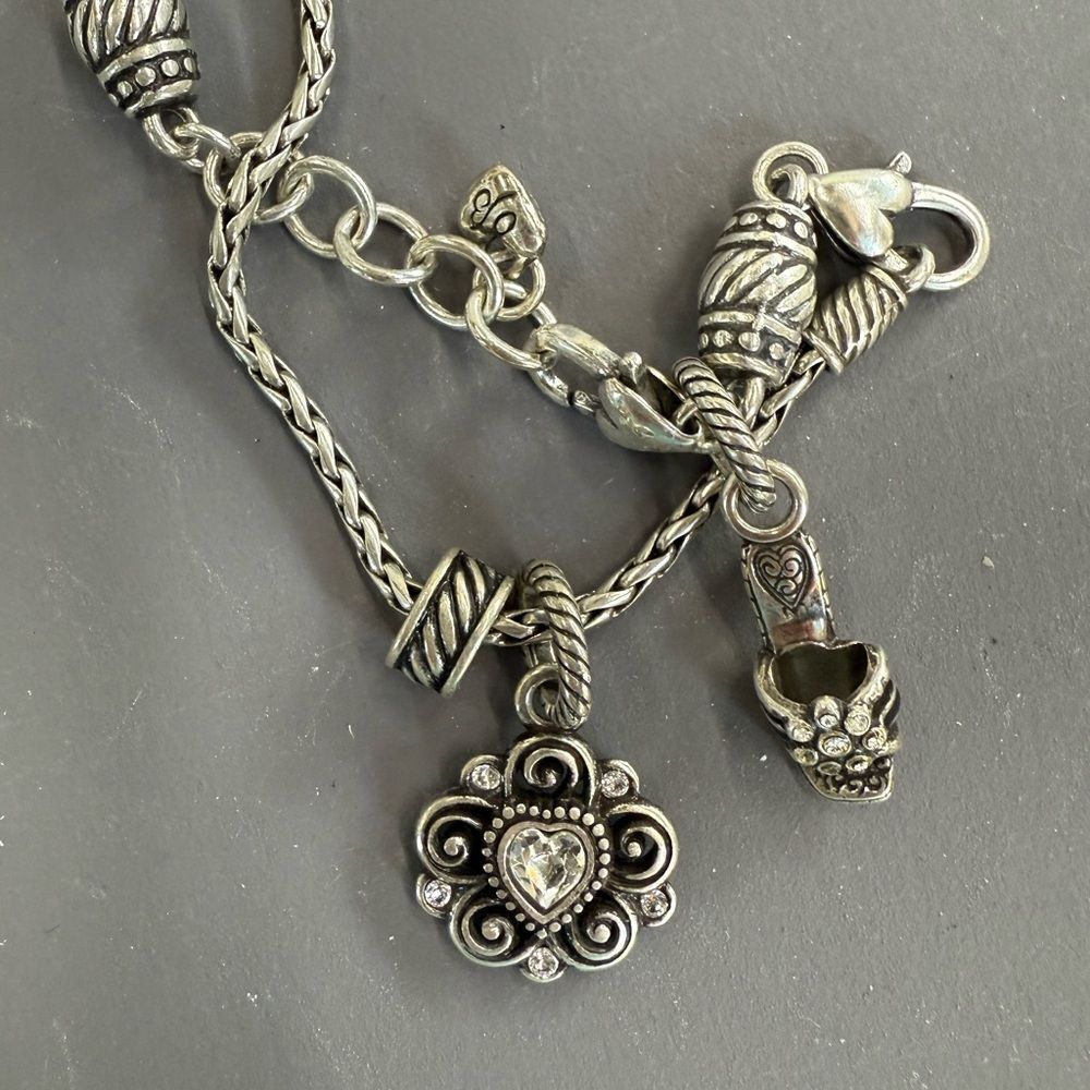 BRIGHTON Sandal Shoe Love Charm Bracelet